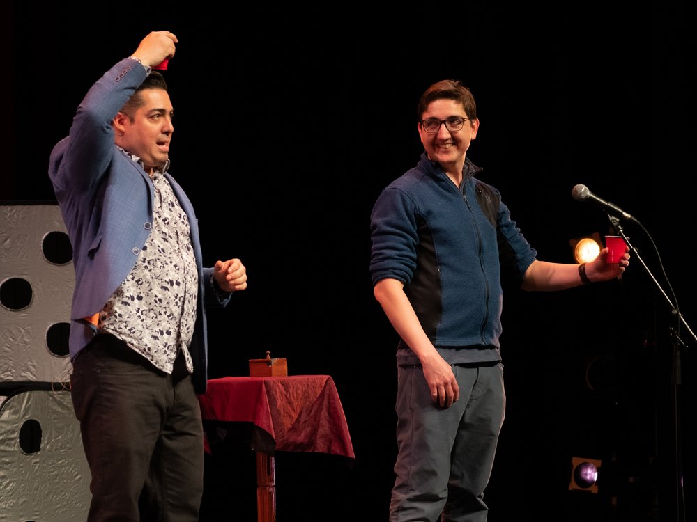 Professional magician performing at a community gatherings